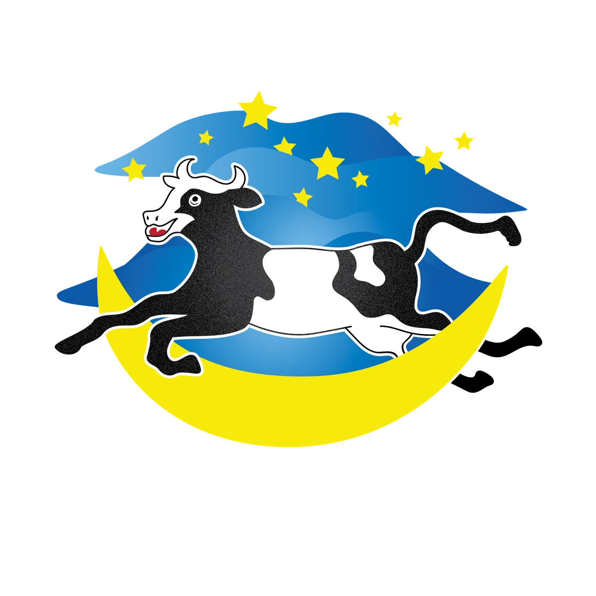 Milk Farm cow and moon Steward Mark